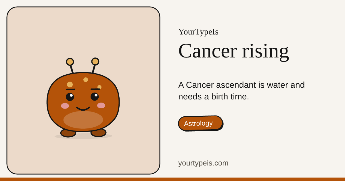 Cancer rising