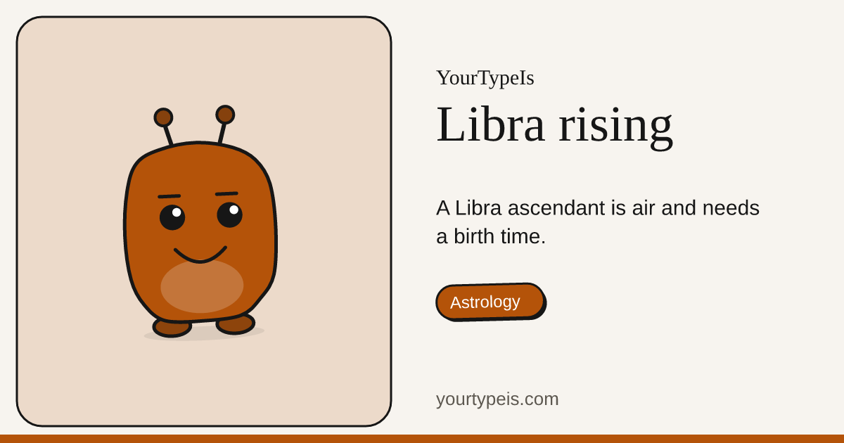Libra rising