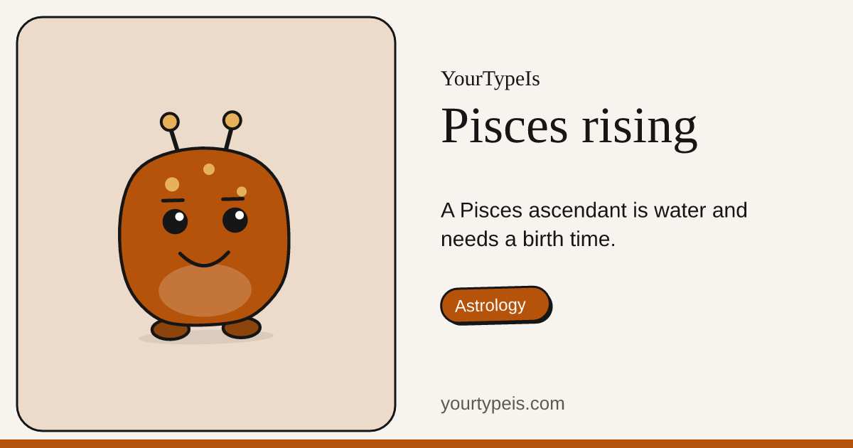 Pisces rising