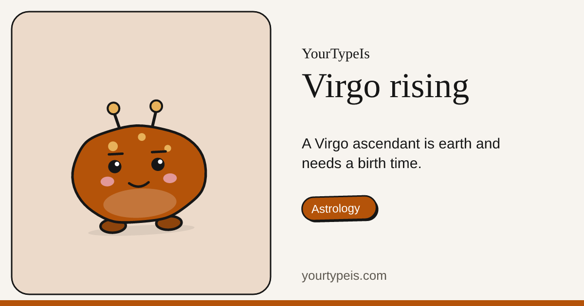 Virgo rising