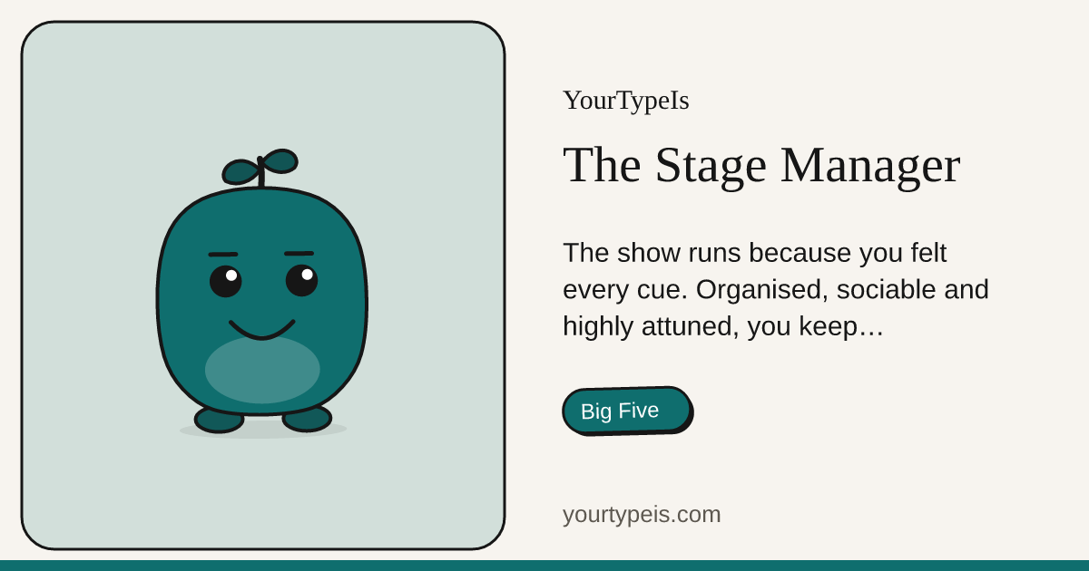 The Stage Manager