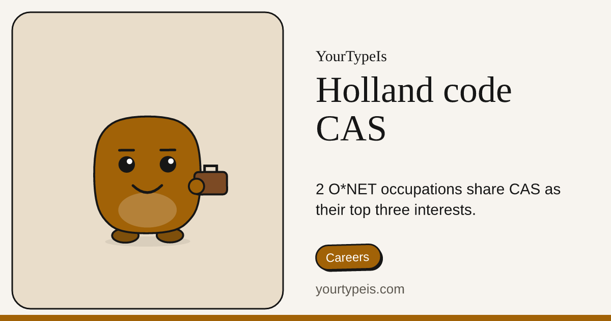 Holland code CAS