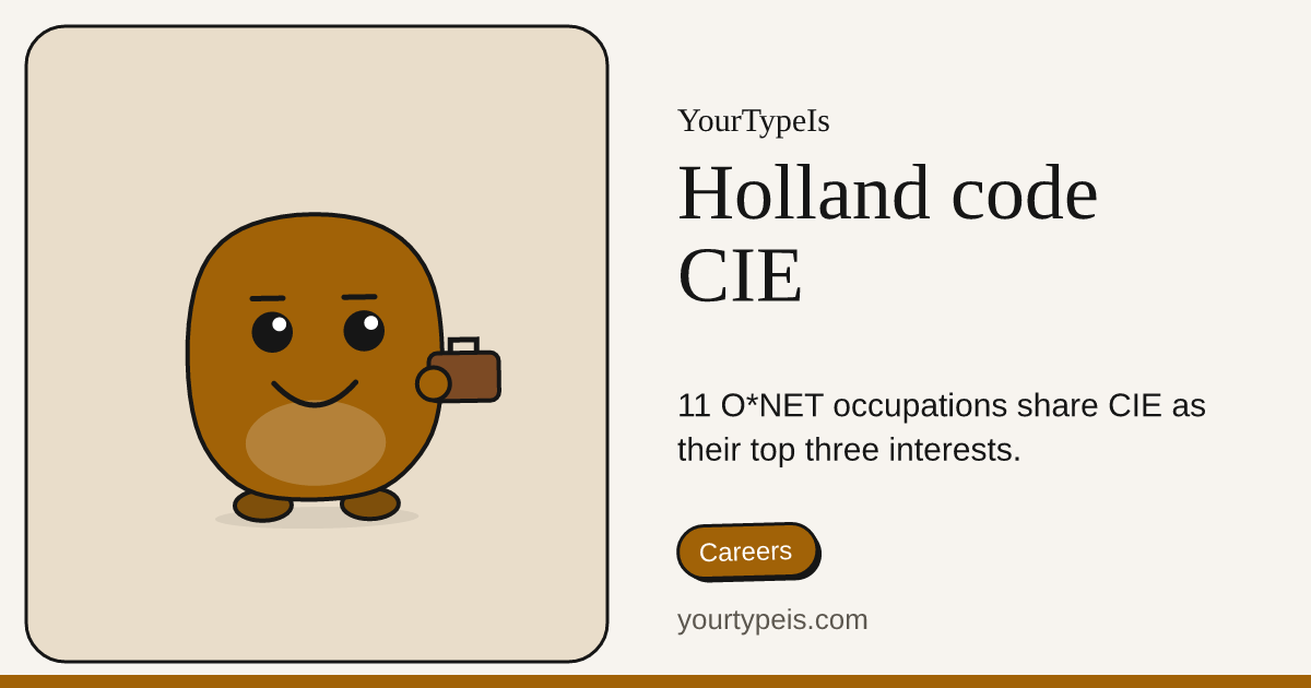 Holland code CIE