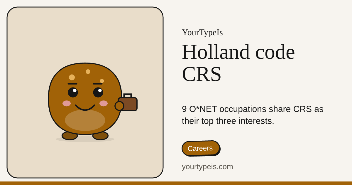 Holland code CRS