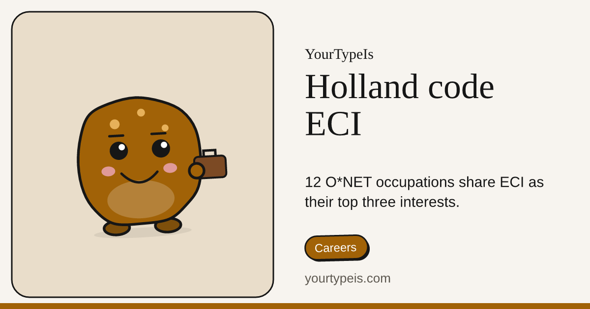 Holland code ECI