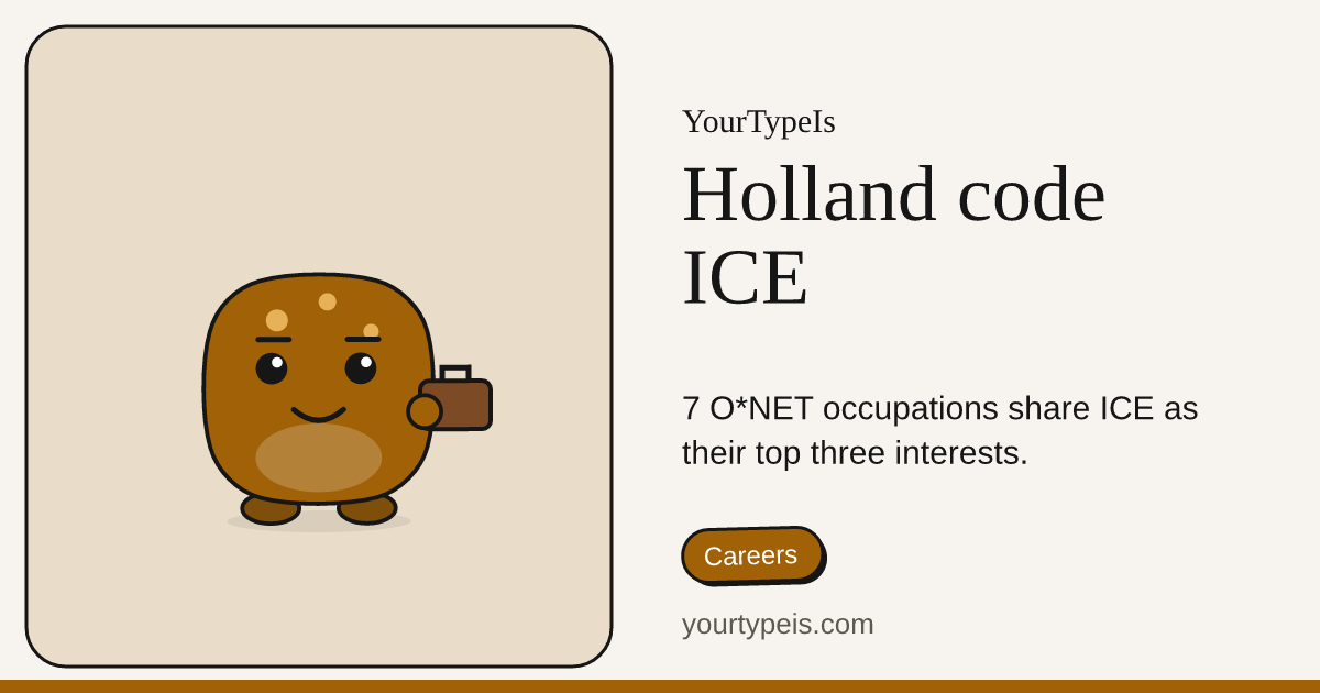 Holland code ICE
