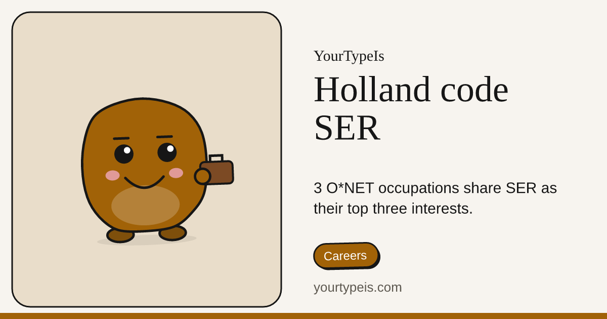 Holland code SER