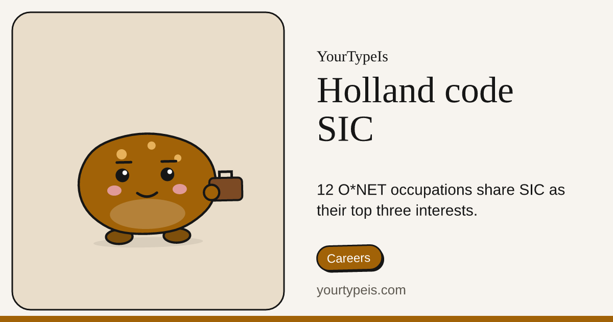 Holland code SIC