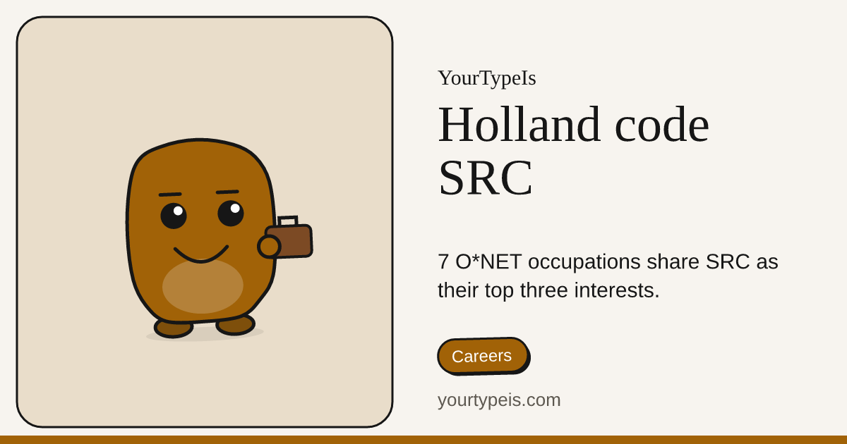 Holland code SRC