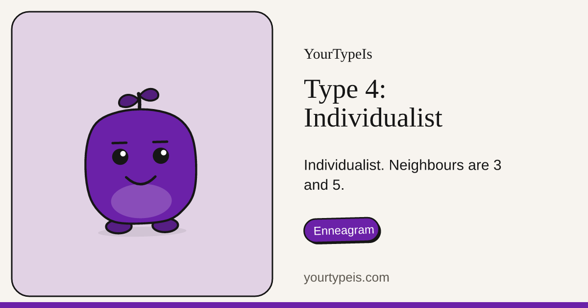 Type 4: Individualist