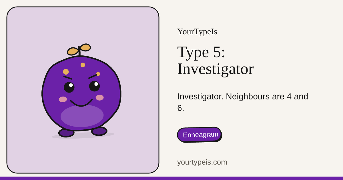 Type 5: Investigator