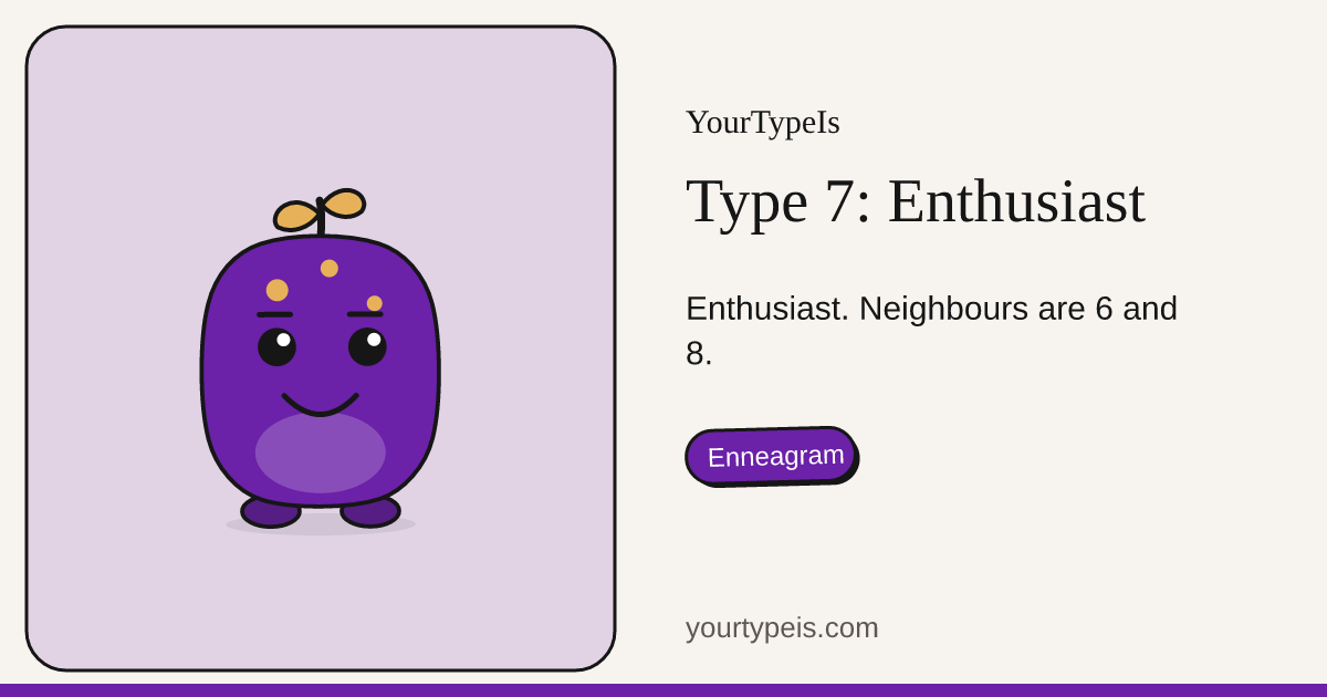 Type 7: Enthusiast