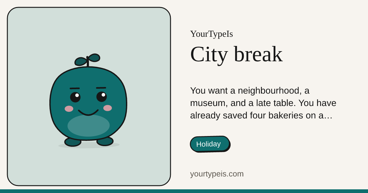 City break