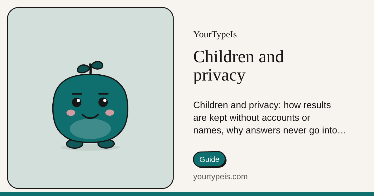 Children and privacy