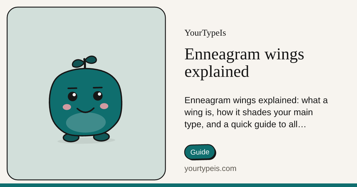 Enneagram wings explained