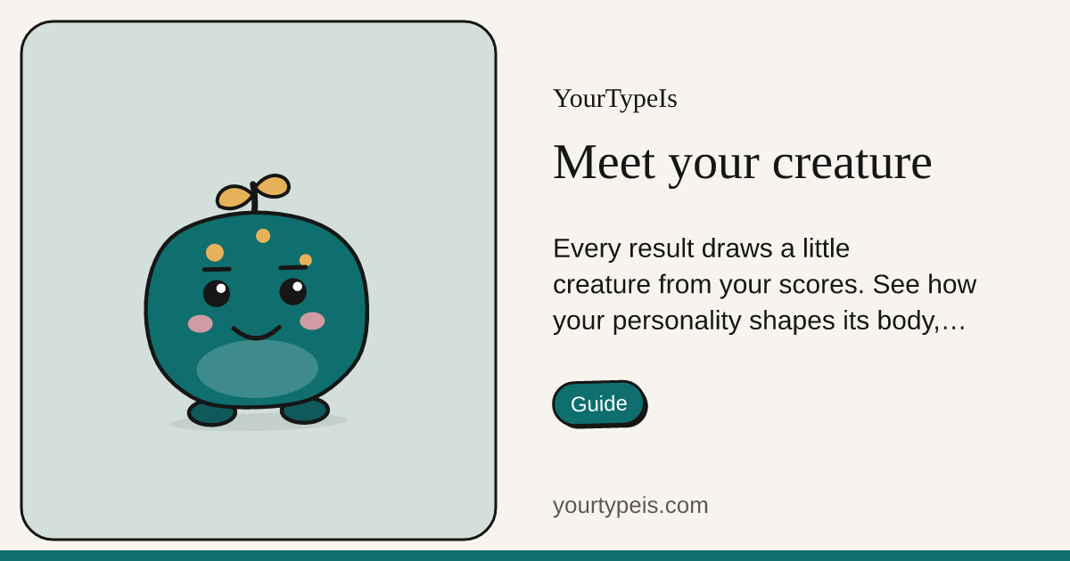 Meet your creature