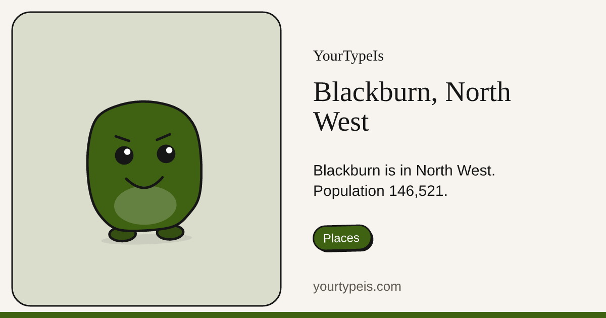 Blackburn, North West