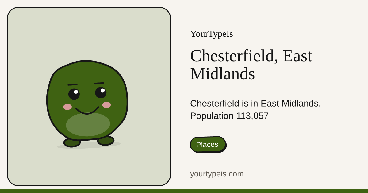 Chesterfield, East Midlands
