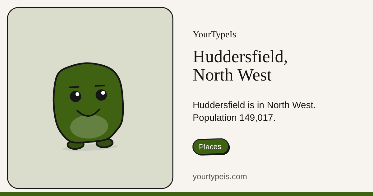 Huddersfield, North West