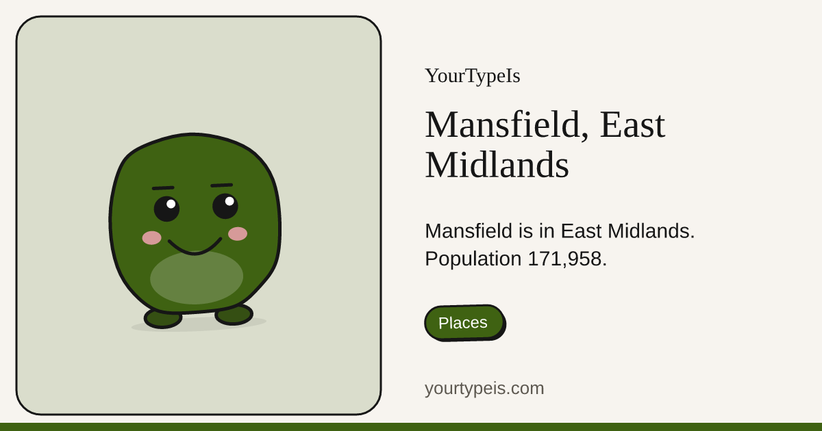 Mansfield, East Midlands
