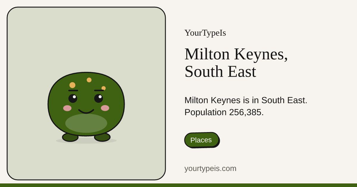 Milton Keynes, South East