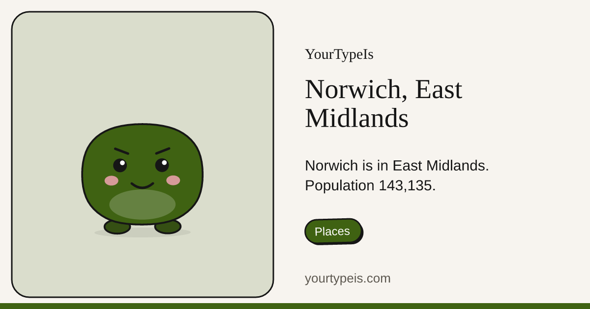 Norwich, East Midlands