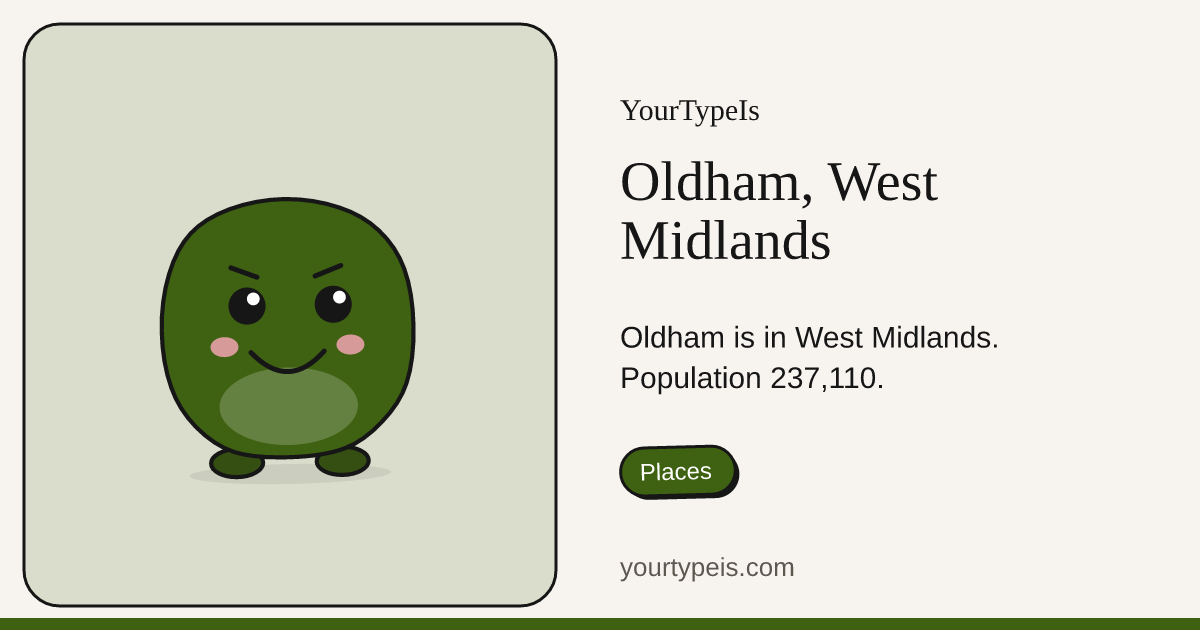 Oldham, West Midlands