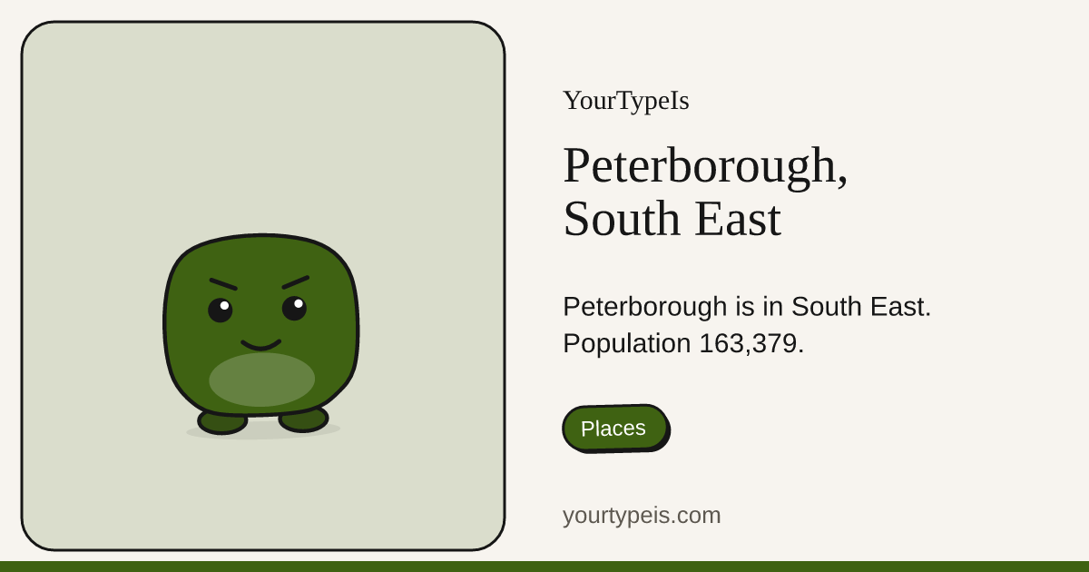 Peterborough, South East