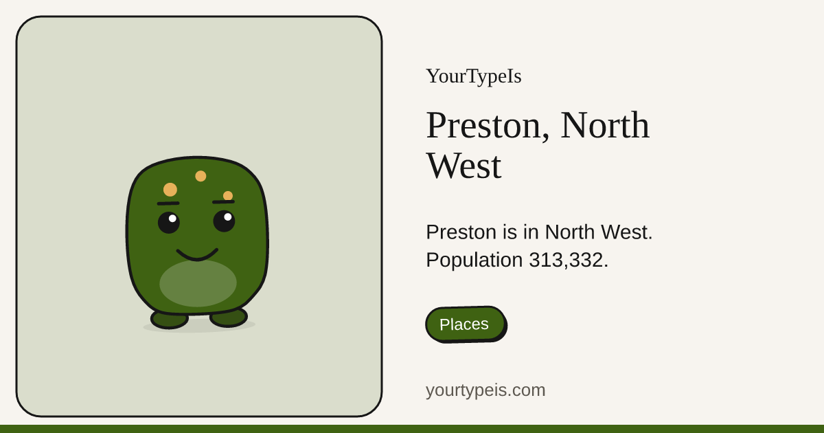 Preston, North West