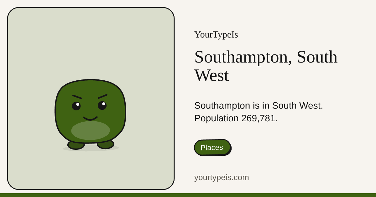 Southampton, South West