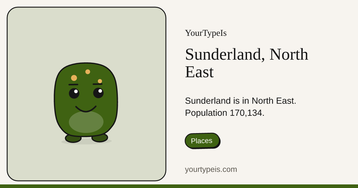 Sunderland, North East