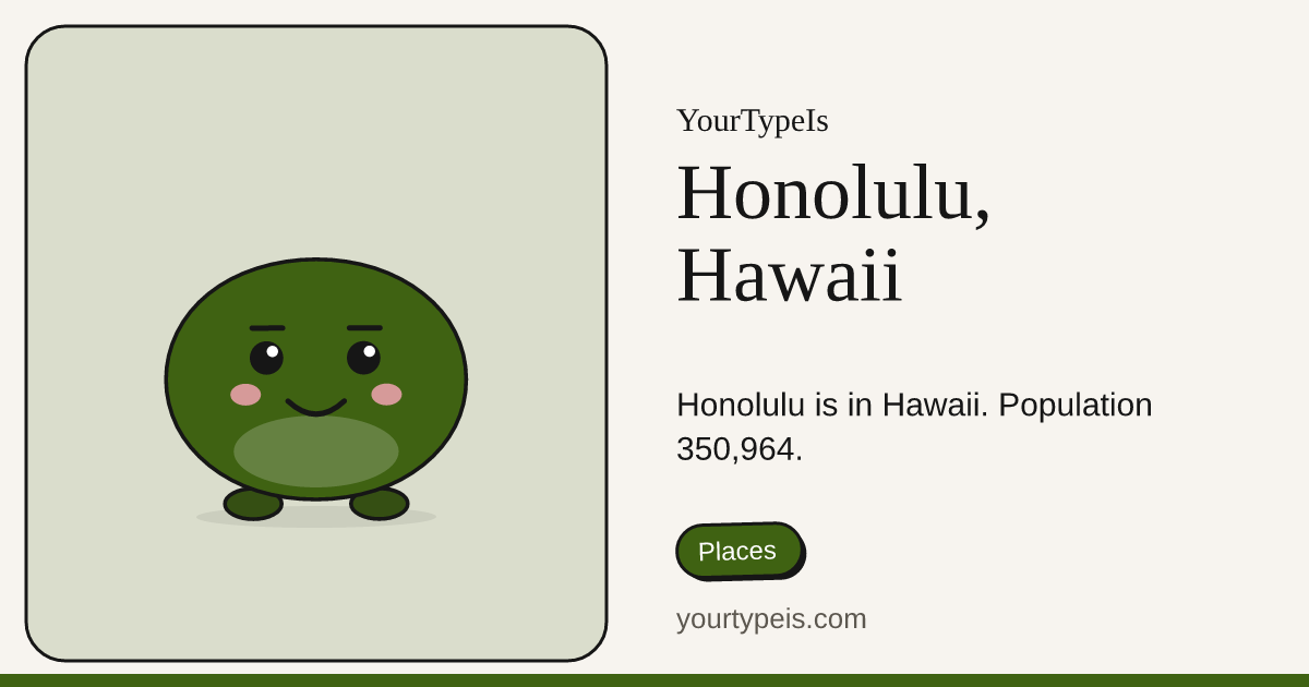Honolulu, Hawaii
