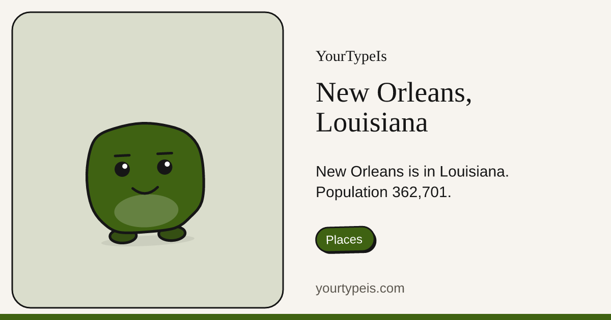 New Orleans, Louisiana