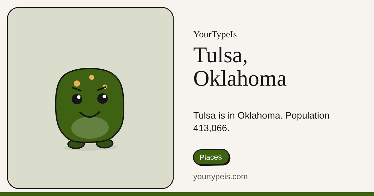 Tulsa, Oklahoma