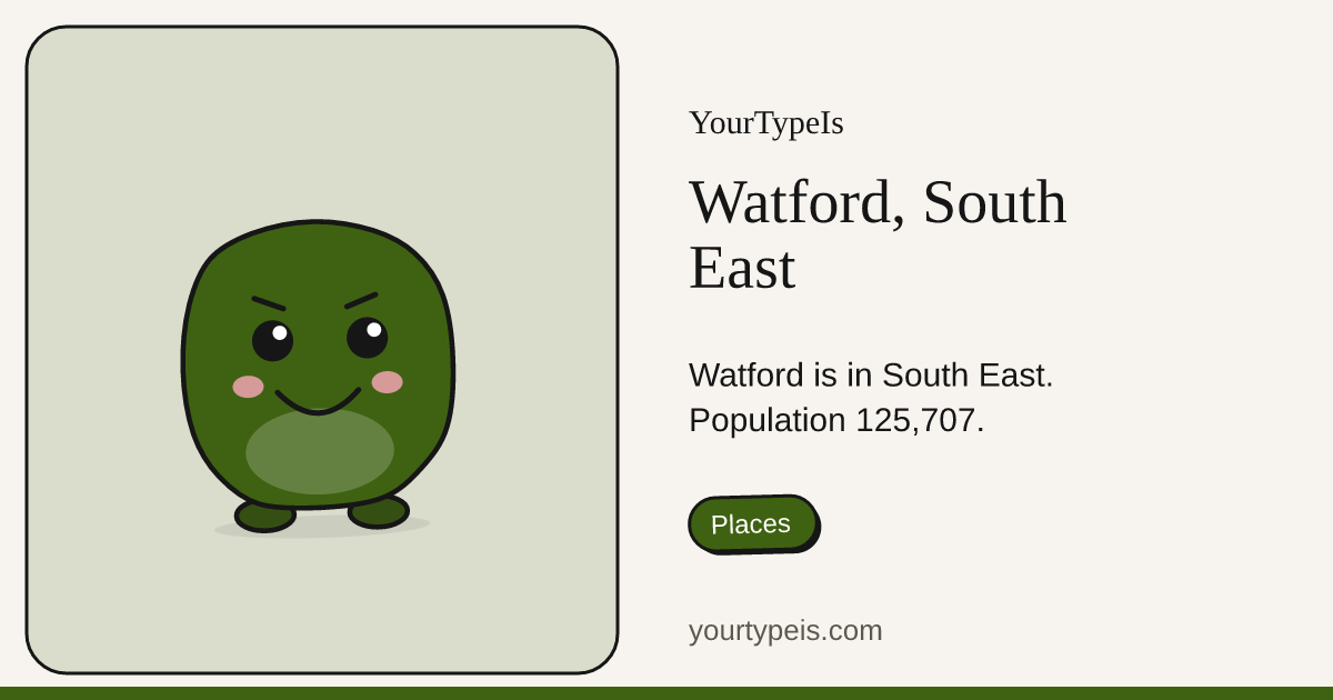 Watford, South East
