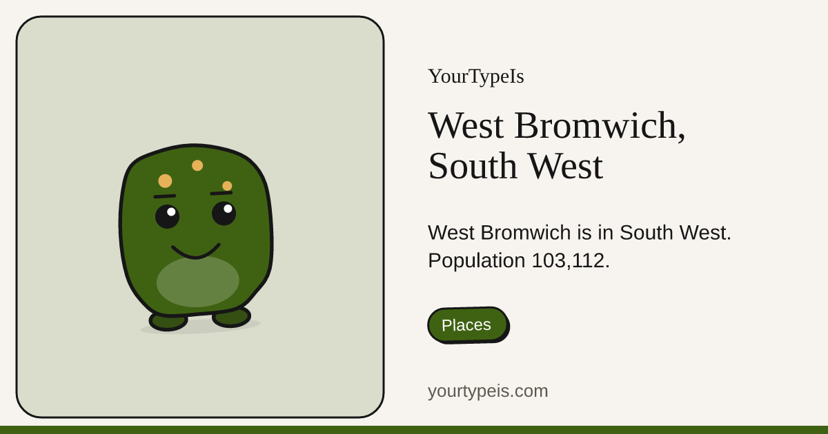 West Bromwich, South West