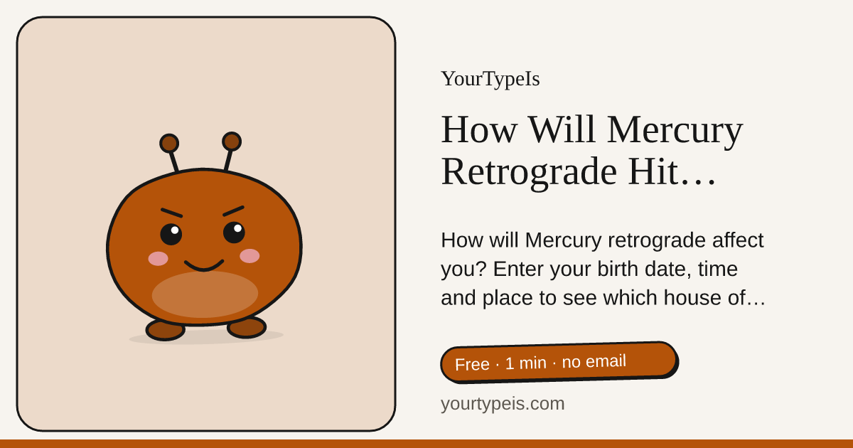How Will Mercury Retrograde Hit You?