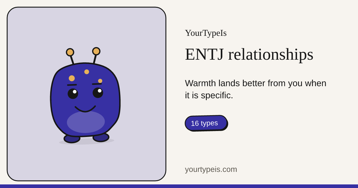 ENTJ relationships