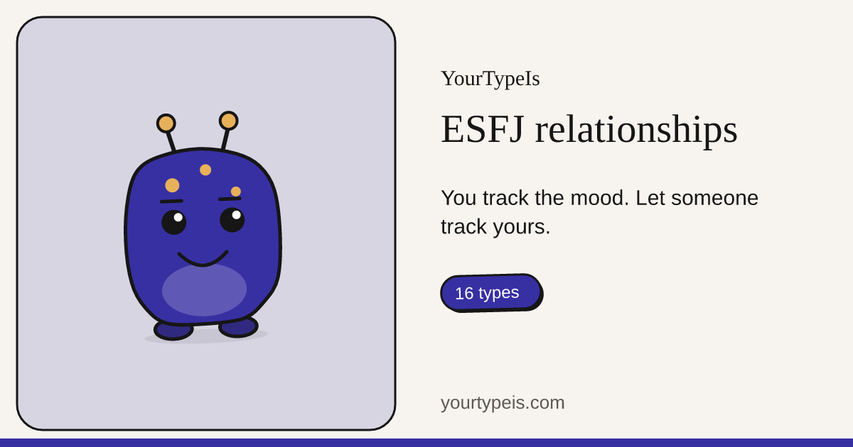 ESFJ relationships