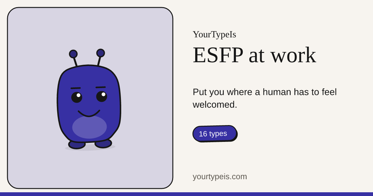 ESFP at work