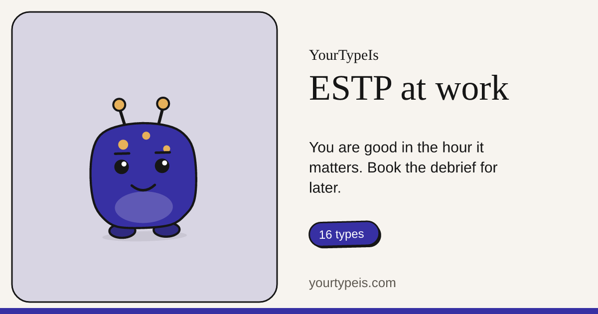 ESTP at work