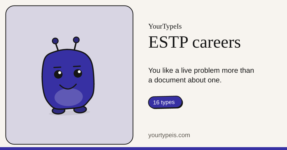ESTP careers