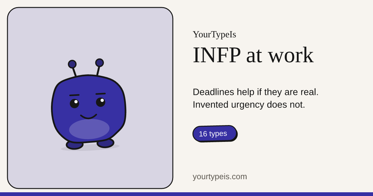 INFP at work