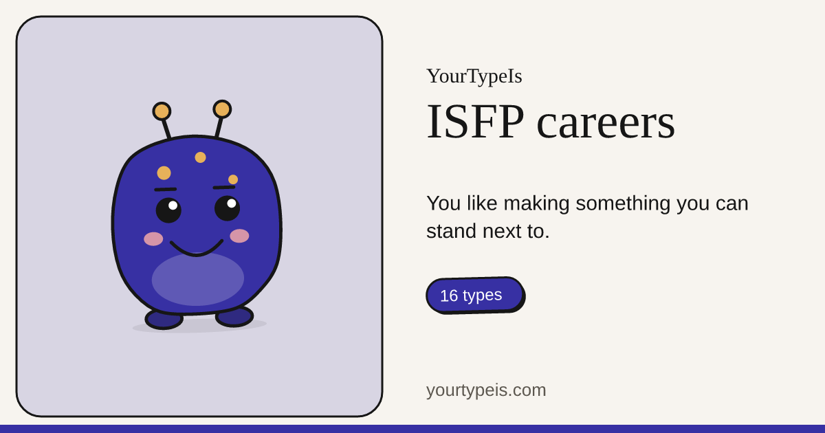 ISFP careers